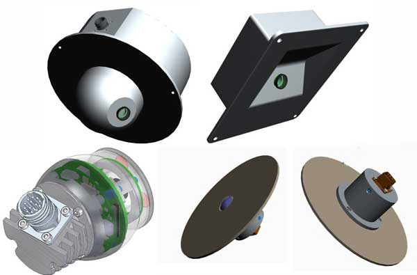 Kappa optronics Shapes for surveillance cameras for cockpit, cockpit door, cabin and cargo.